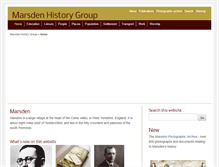Tablet Screenshot of marsdenhistory.co.uk
